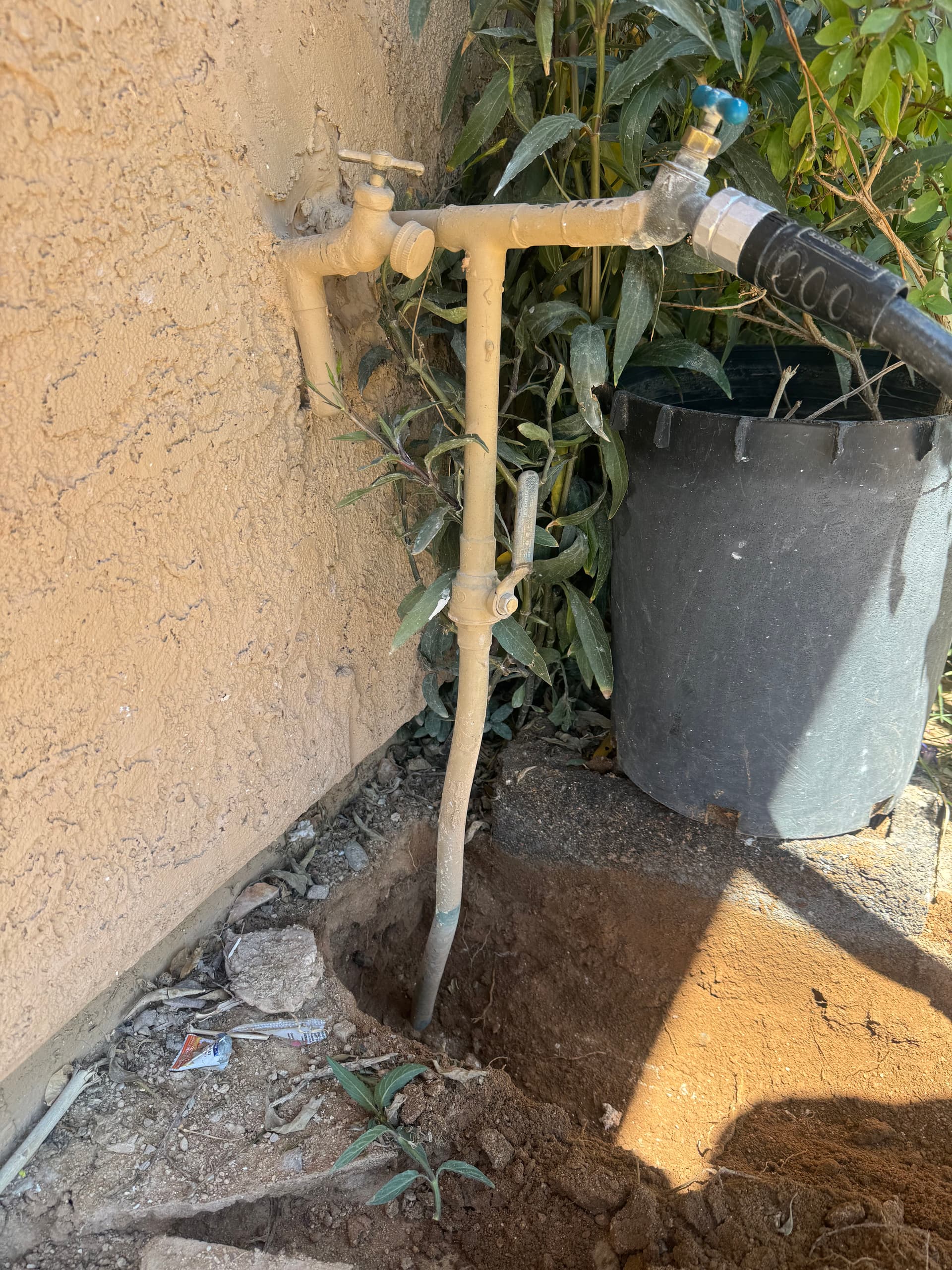 Outdoor Water Line Upgrade with Moen Flo Leak Detection image